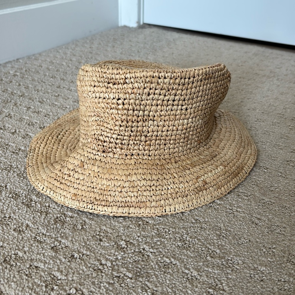 J. Crew Raffia Bucket Hat
